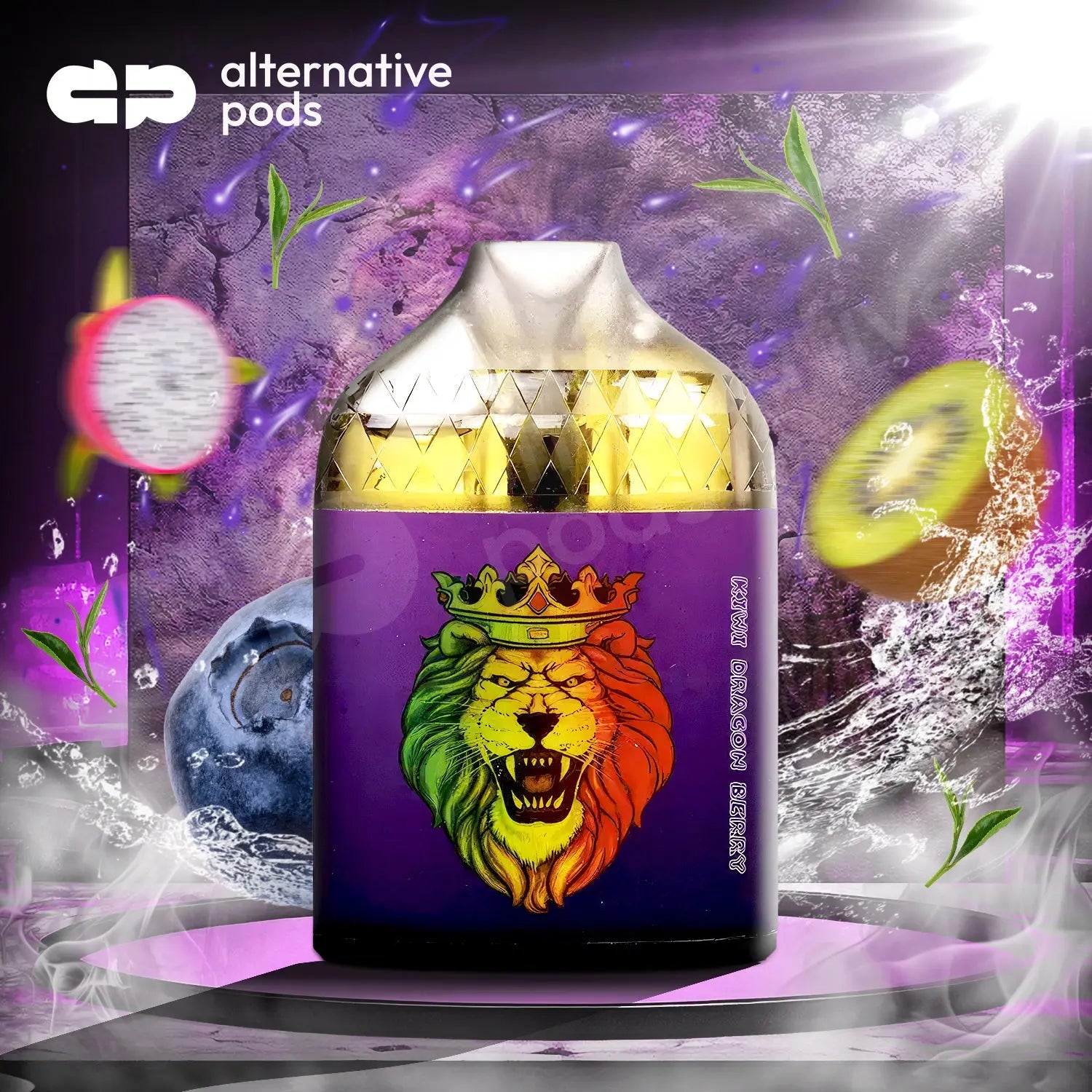 BosVape 8500 Puffs Disposable Vape - Kiwi Dragon Berry 