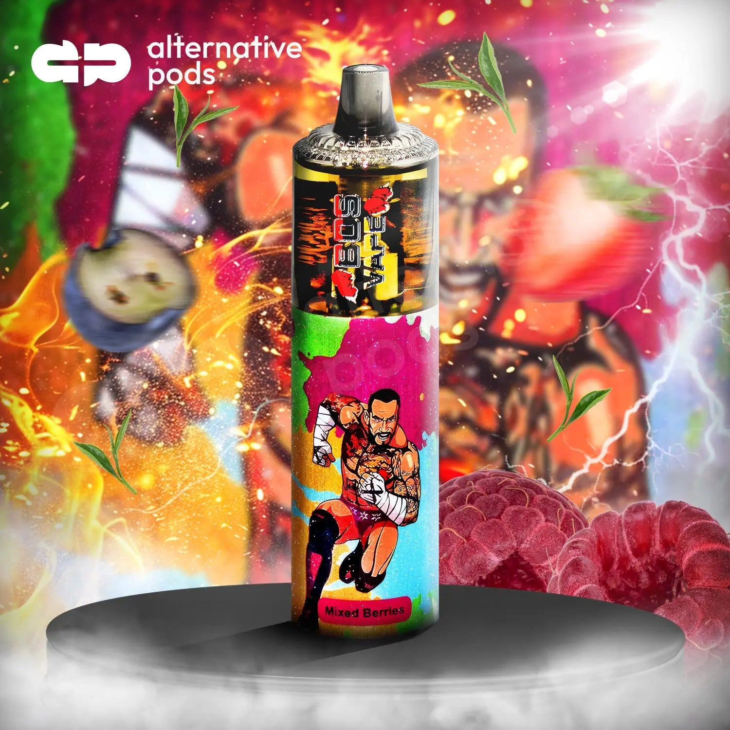 BosVape Tough Guys Edition 10K Disposable Vape - Mixed Berries