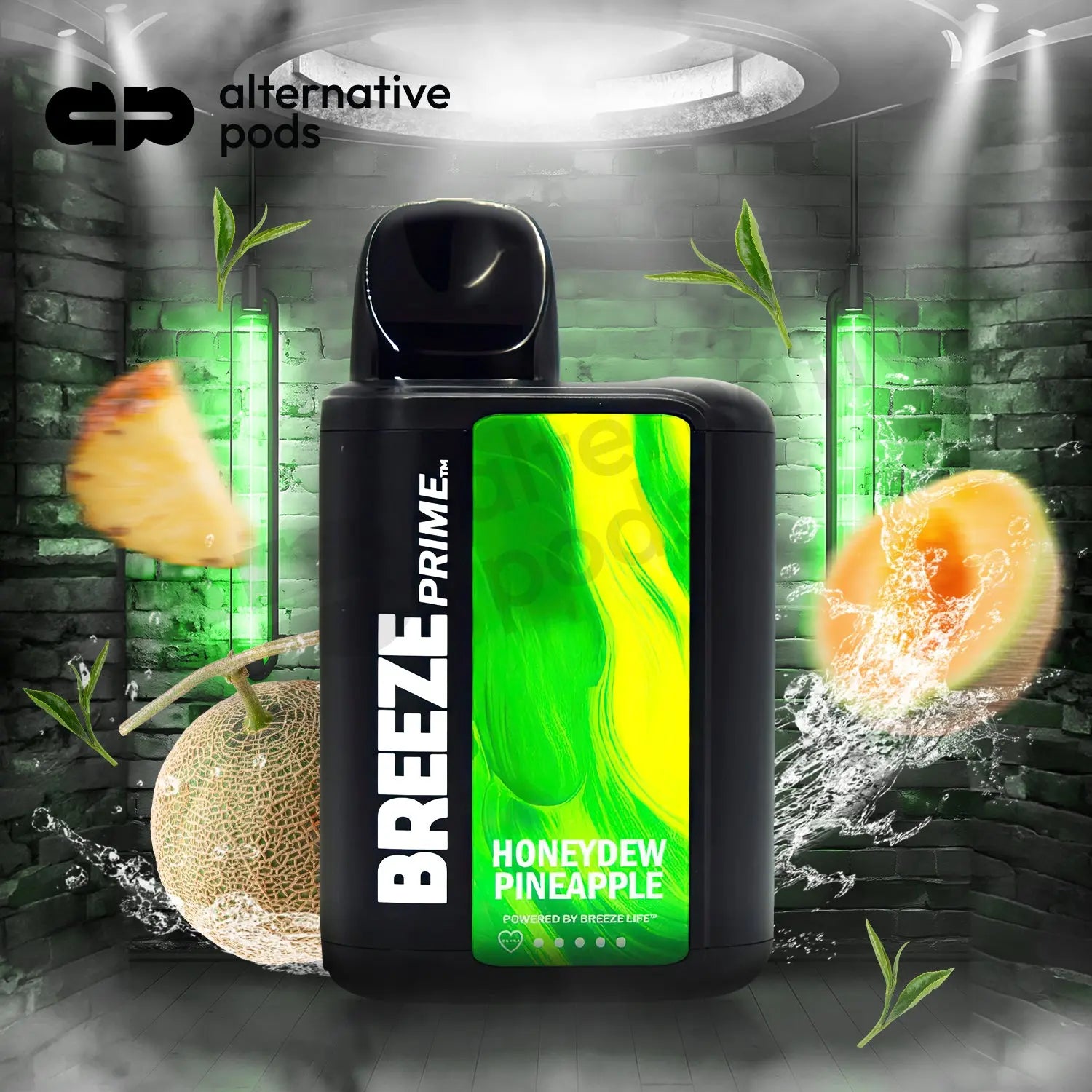 Breeze Prime 6000 Disposable - Honeydew Pineapple 