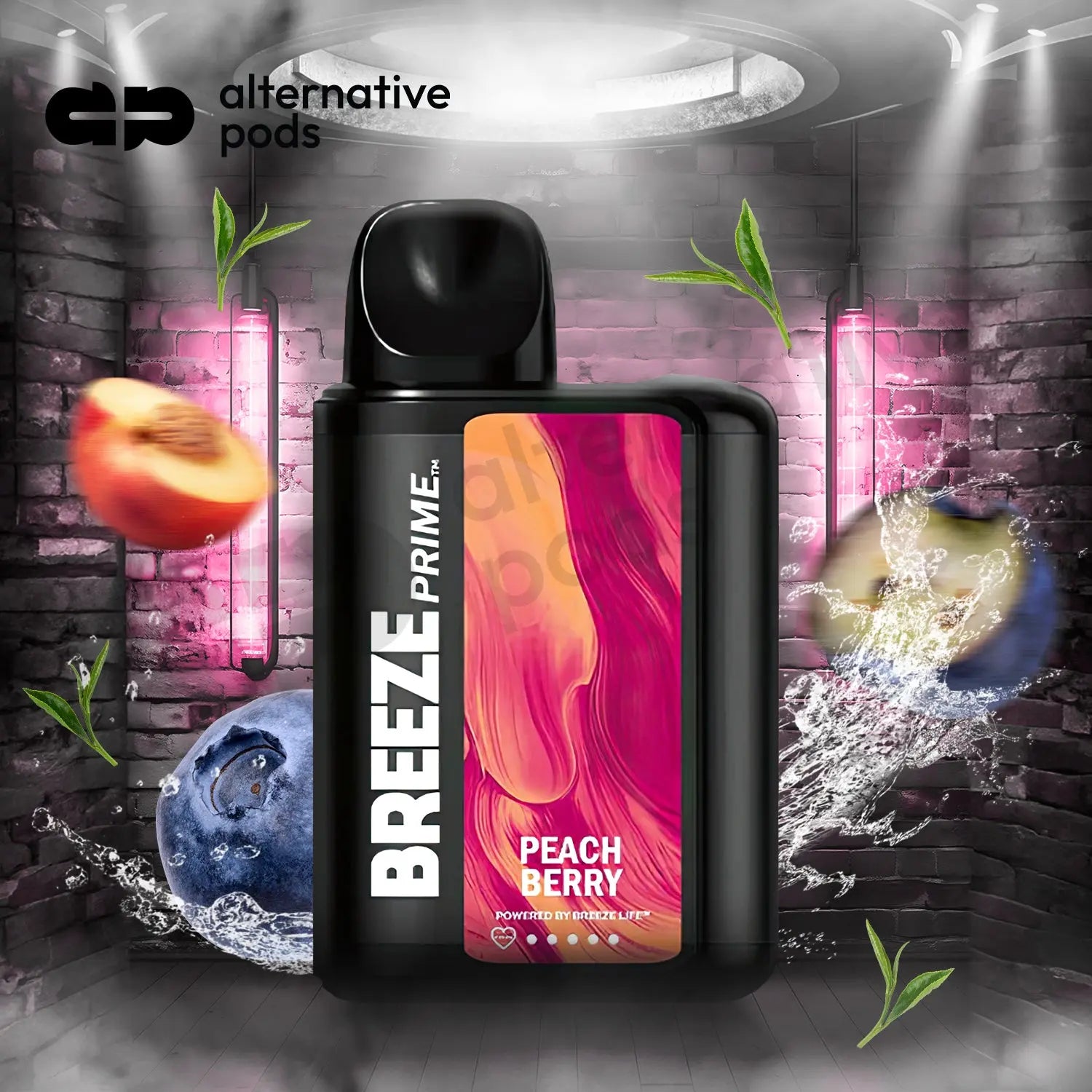 Breeze Prime 6000 Disposable - Peach Berry 
