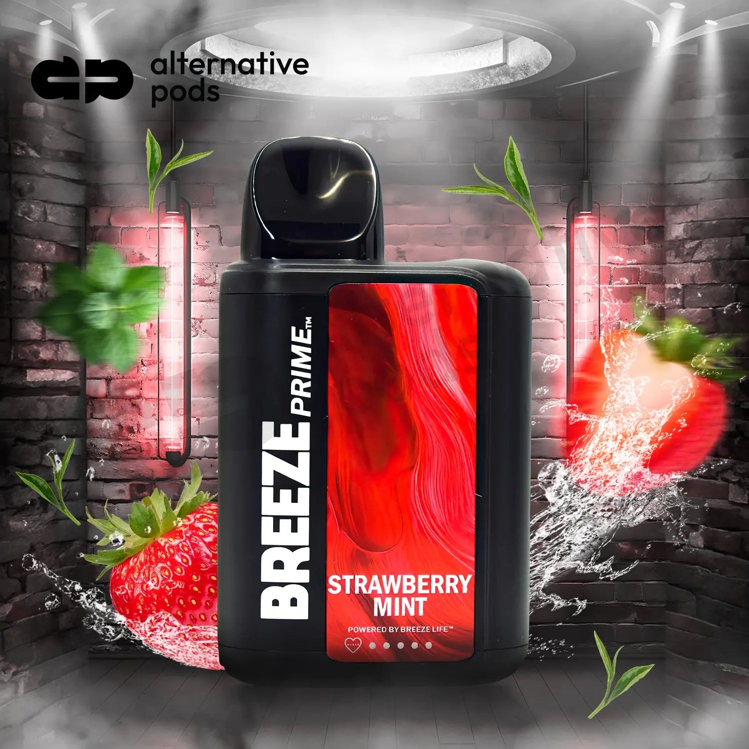 Breeze Prime 6000 Disposable - Strawberry Mint 