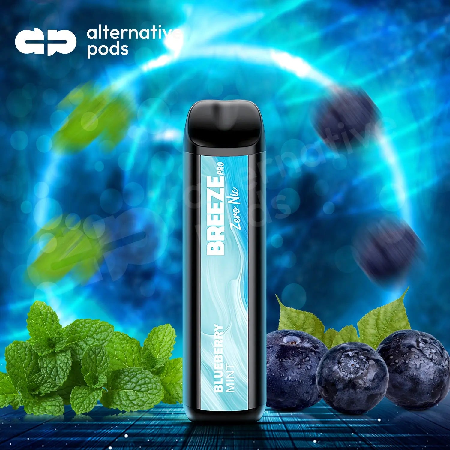 Breeze Pro Zero Nicotine 0% 2000 Puffs Disposable 2K - Mint 