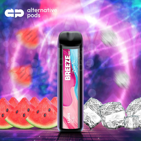 Breeze Pro Zero Nicotine 0% 2000 Puffs Disposable 2K - Lush Ice 