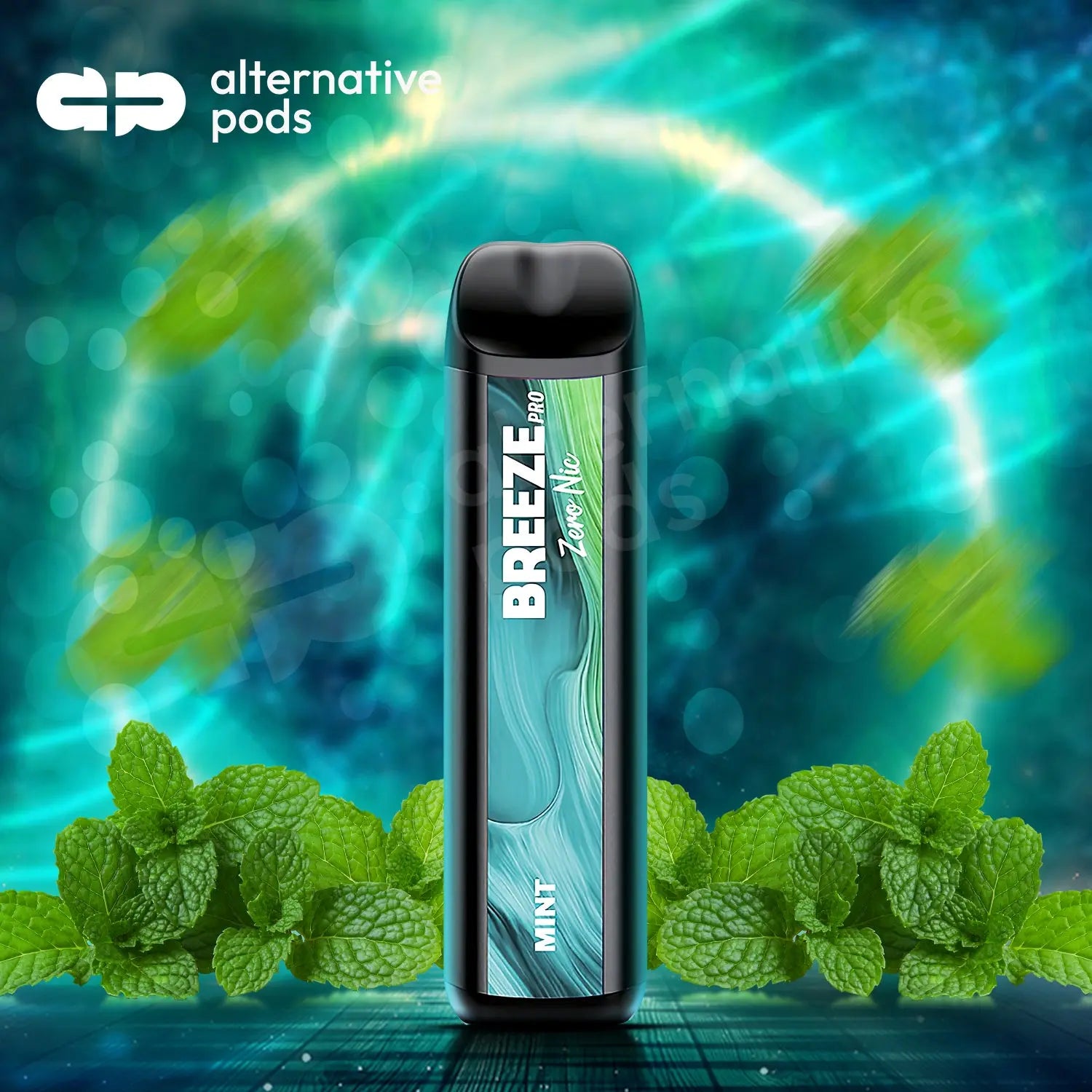 Breeze Pro Zero Nicotine 0% 2000 Puffs Disposable 2K - Mint 