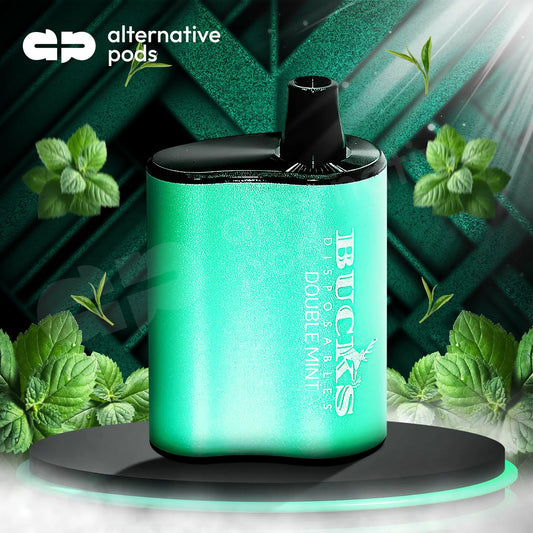 Bucks 5000 Puffs Disposable Vape - Double Mint 