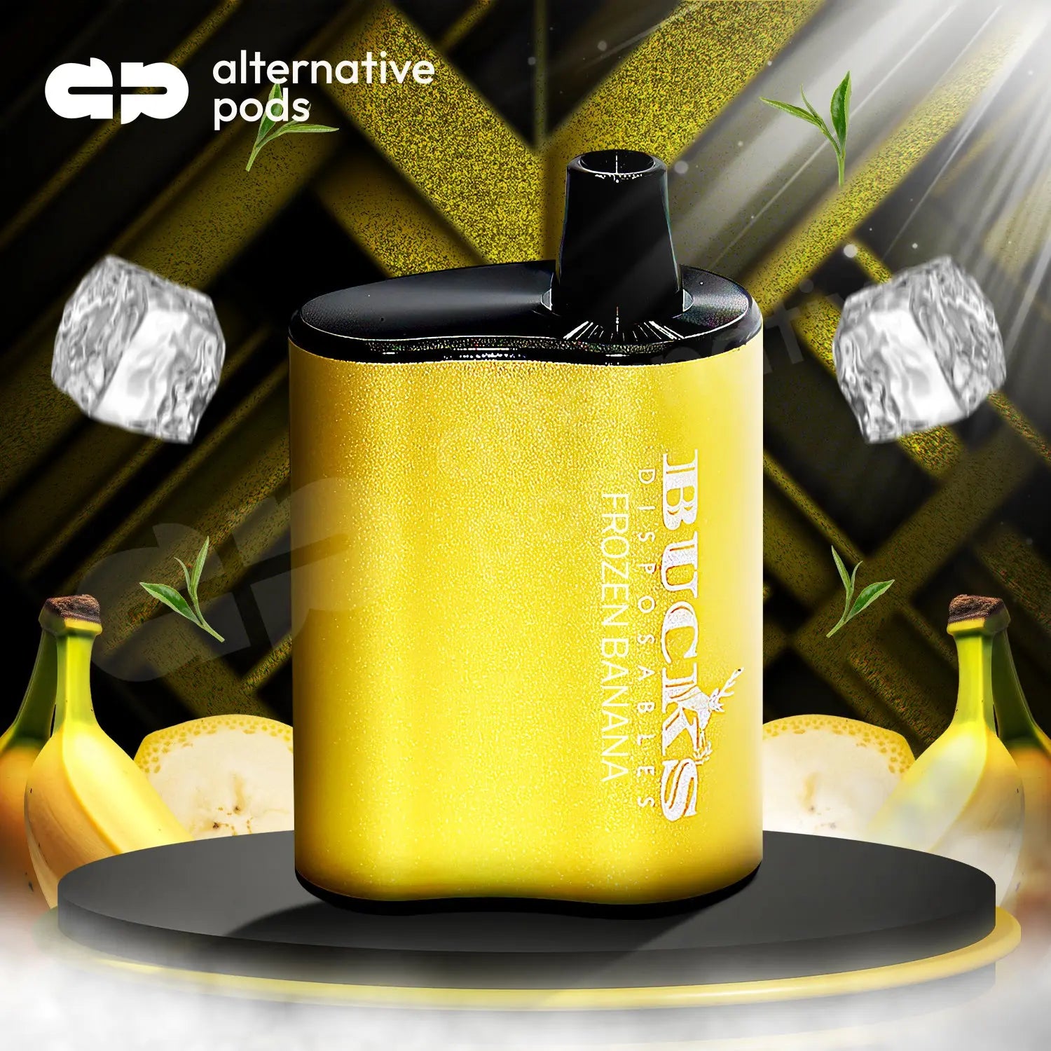 Bucks 5000 Puffs Disposable Vape - Frozen Banana 