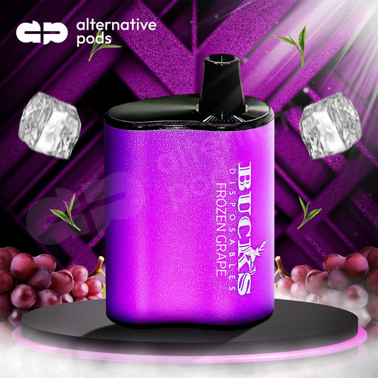 Bucks 5000 Puffs Disposable Vape - Frozen Grape 