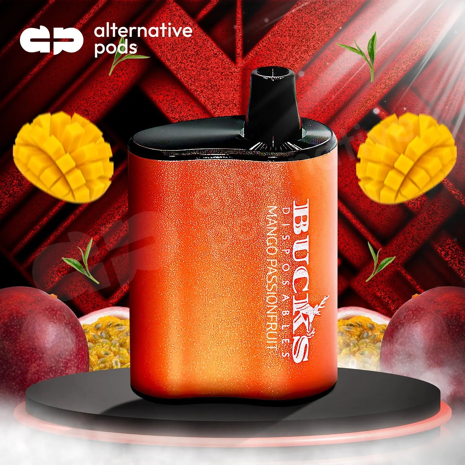 Bucks 5000 Puffs Disposable Vape - Mango Passionfruit 