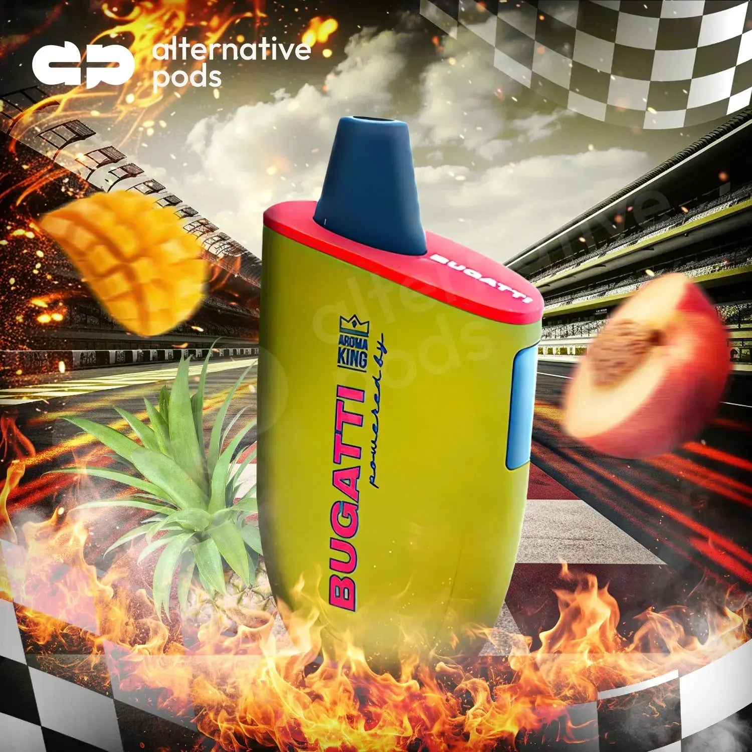 Bugatti Elite 9000 Disposable - Peach Mango Pineapple 