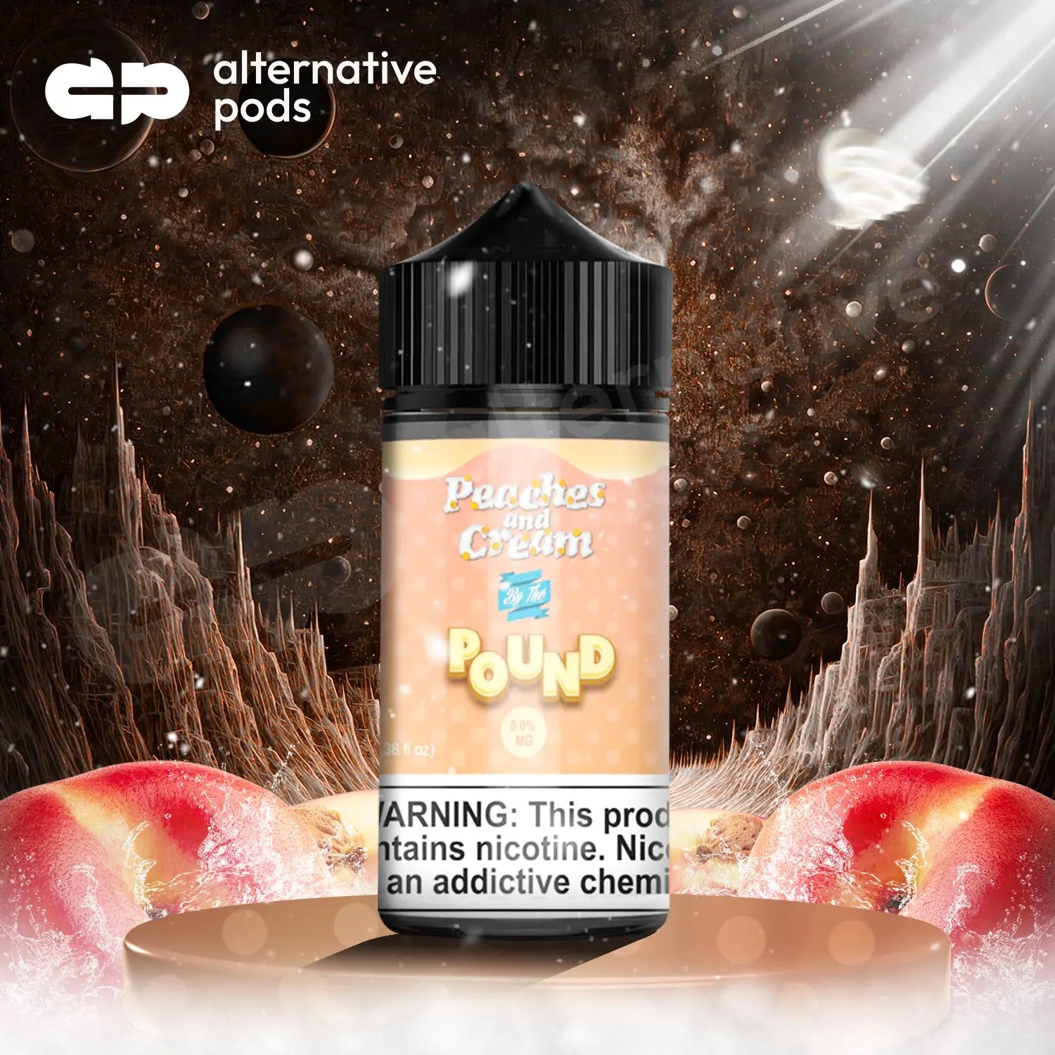 By The Pound E-Liquid 100ML By the Pound - Peaches And Cream 