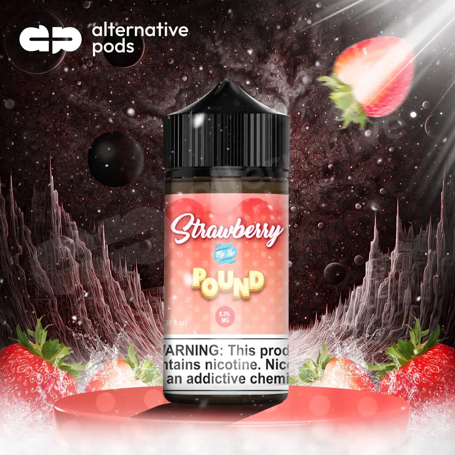 By The Pound E-Liquid 100ML By the Pound - Strawberry 
