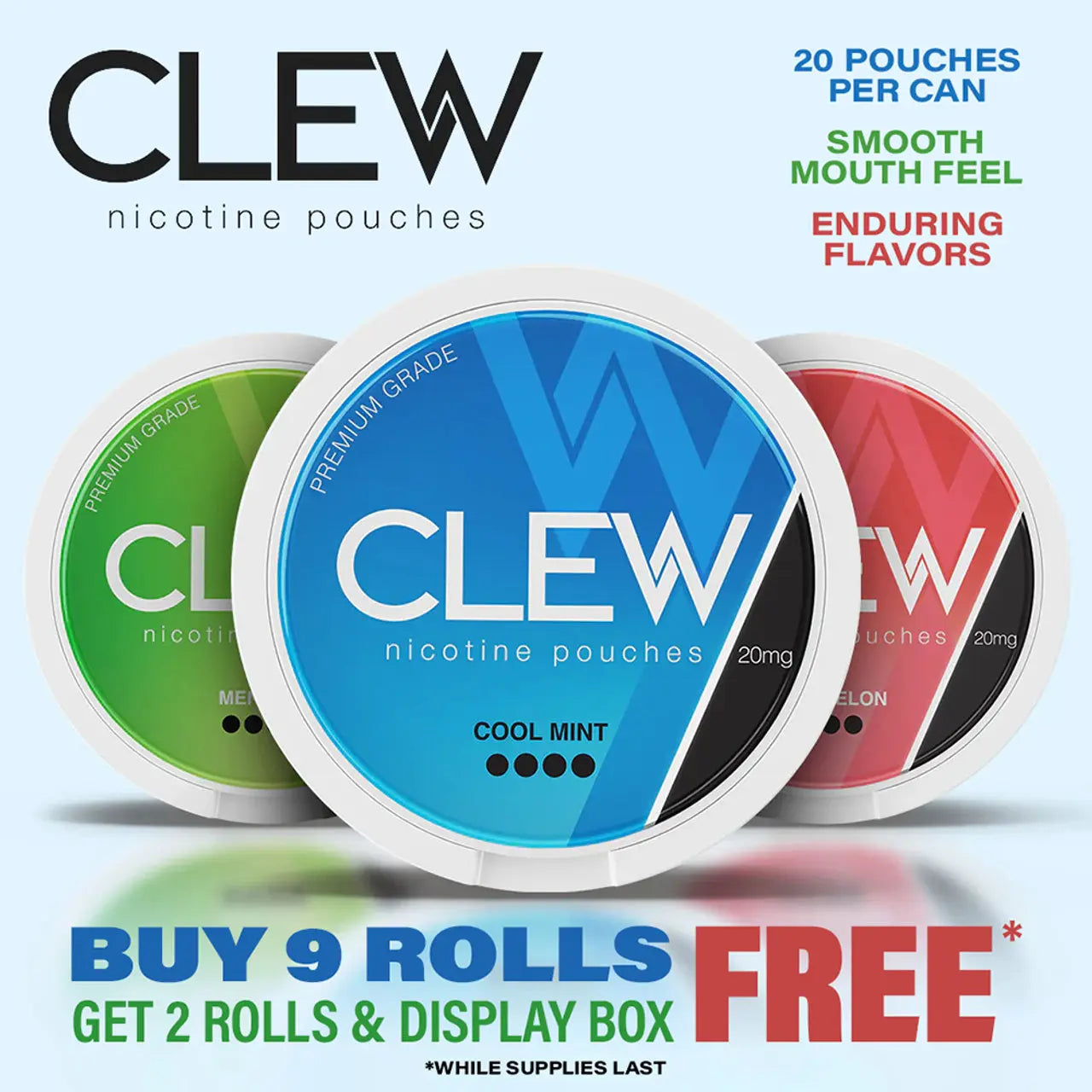 CLEW Nicotine Pouches (20ct) 