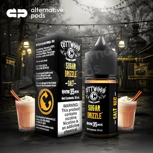 CUTTWOOD Salt Nic Nicotine E-Liquid 30ML - Alternative pods | Online Vape & Smoke Shop