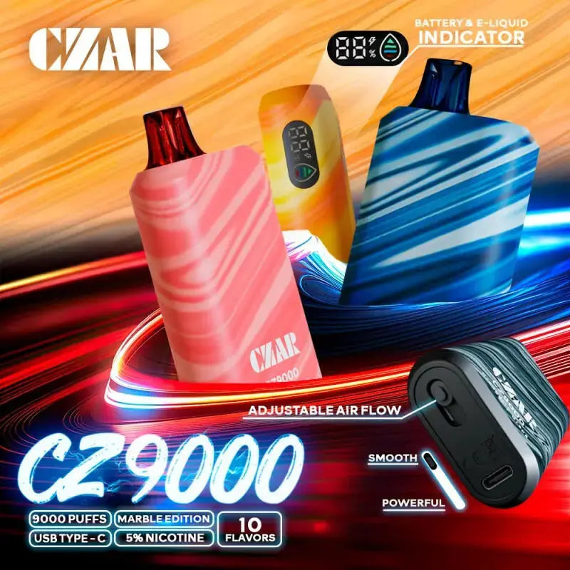 CZAR CZ9000 Biff Bar - Alternative pods | Online Vape & Smoke Shop