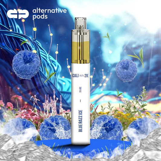 Cali Bar 2K Disposable Vape - Blue Razz Ice 
