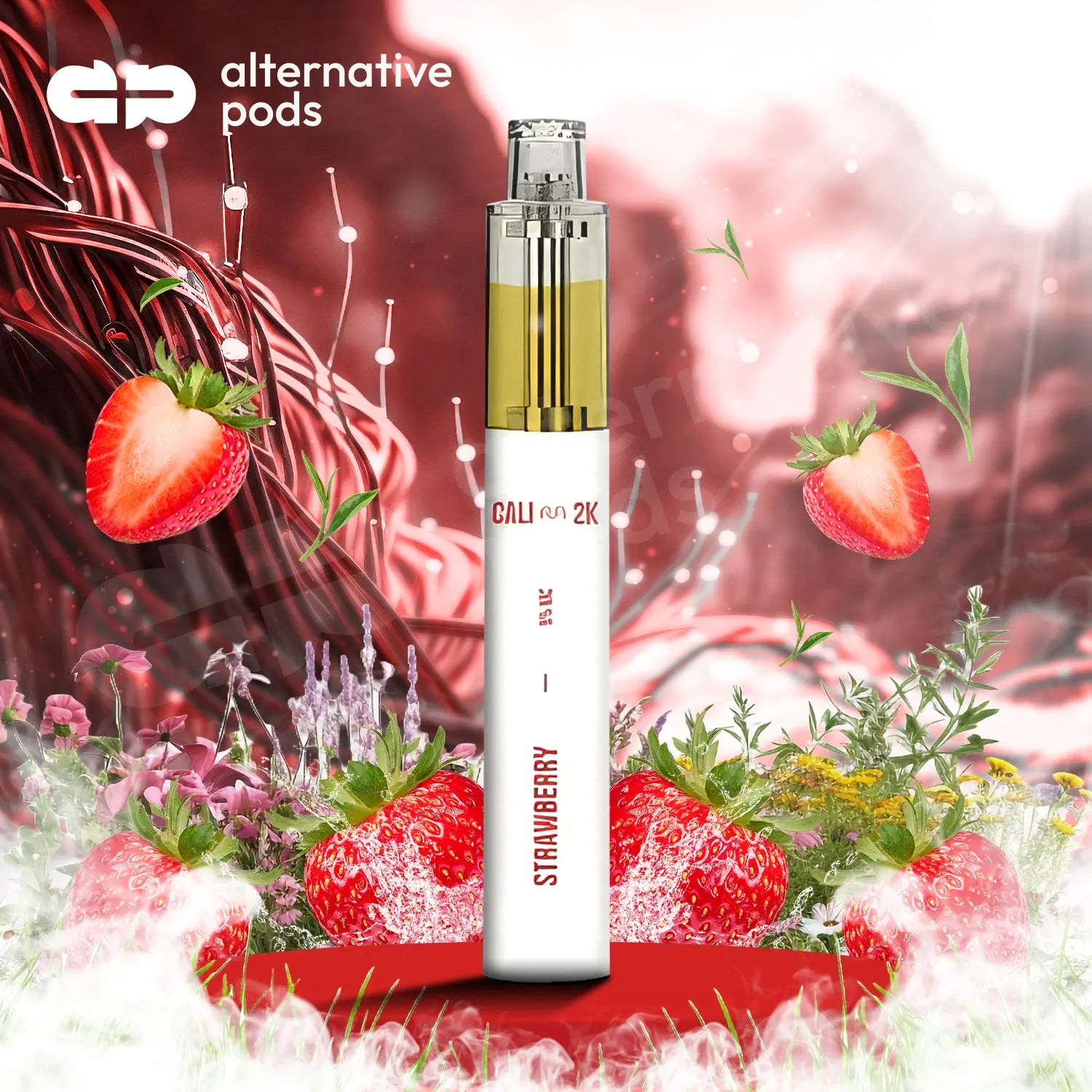 Cali Bar 2K Disposable Vape - Strawberry 