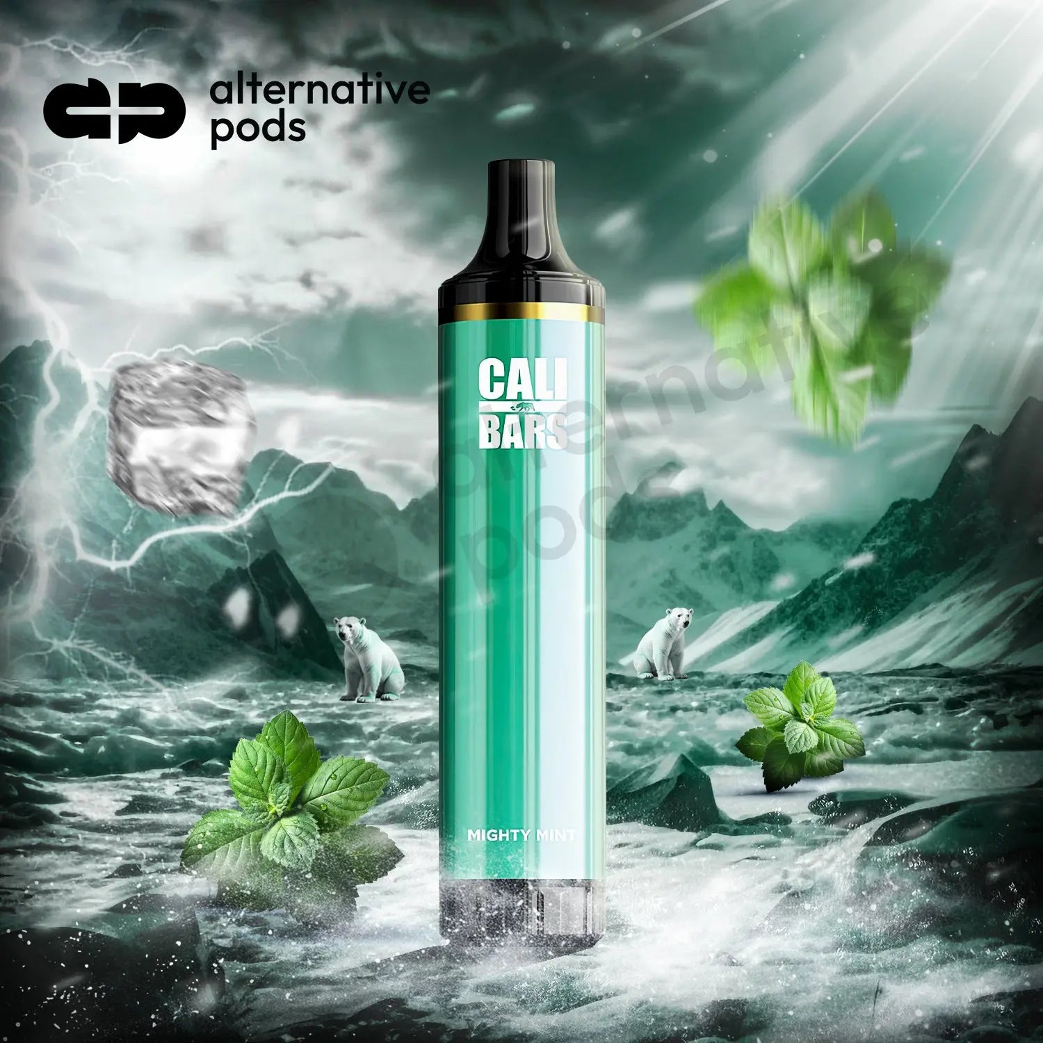 Cali Bars 4500 Puffs Disposable Vape - Mighty Mint 