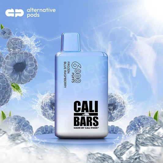 Cali Bars V2 6000 Disposable Vape - Frozen Blue Raspberry 