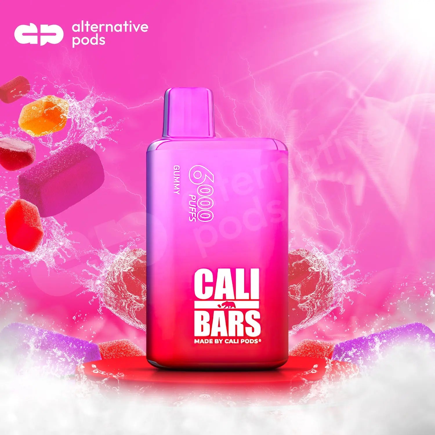 Cali Bars V2 6000 Disposable Vape - Gummy 