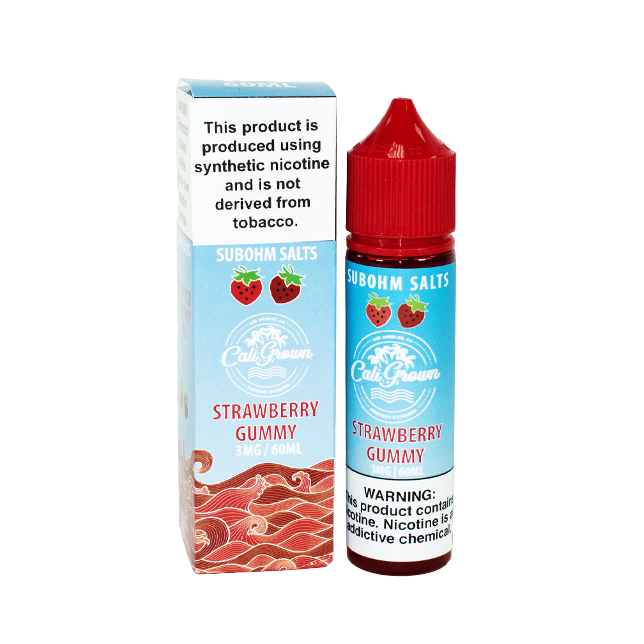 Cali Grown Synthetic E-Liquid 60ML Strawberry Gummy 