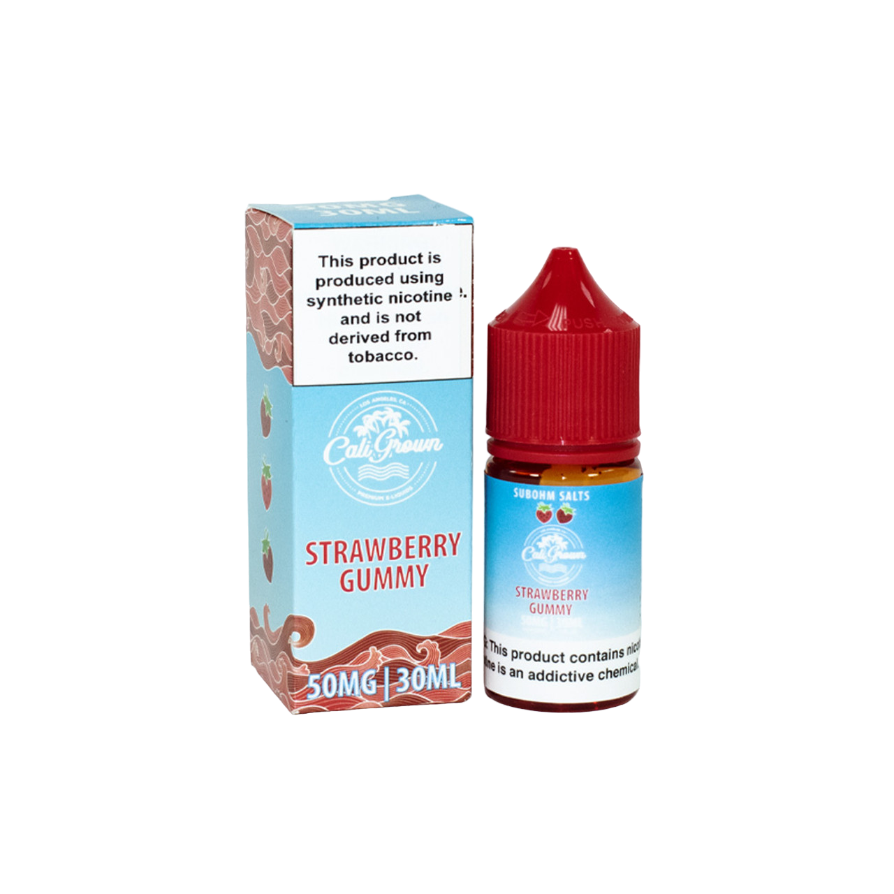 Cali Grown Synthetic Nicotine Salt E-Liquid 30ML Strawberry Gummy 
