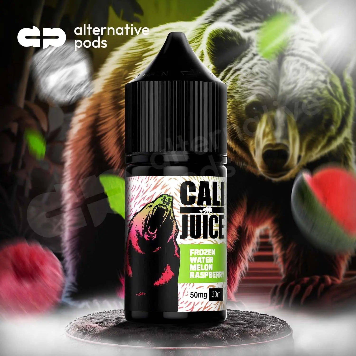 Cali Juice E-Liquid 100ML - Frozen Watermelon Raspberry 