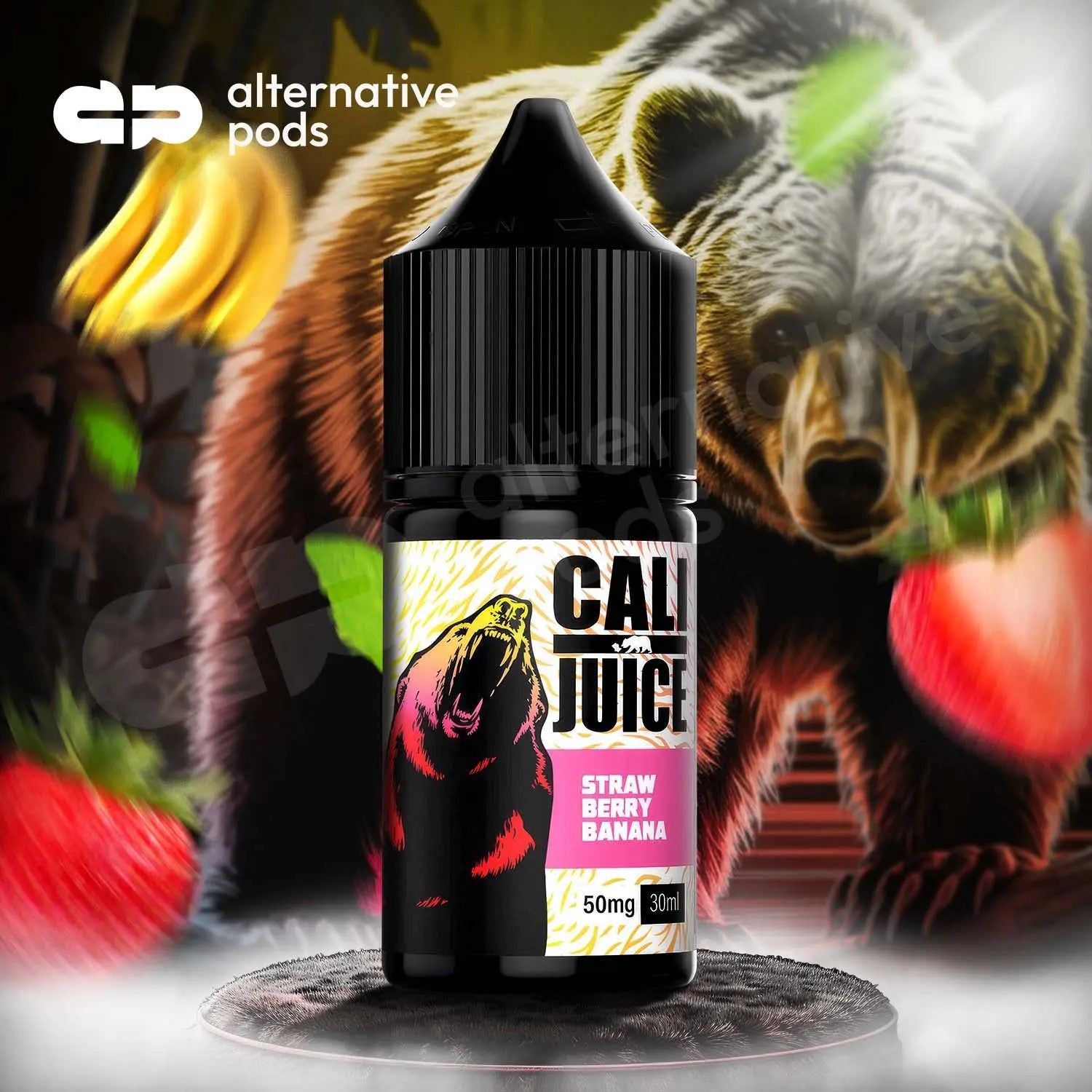 Cali Juice E-Liquid 100ML - Strawberry Banana 