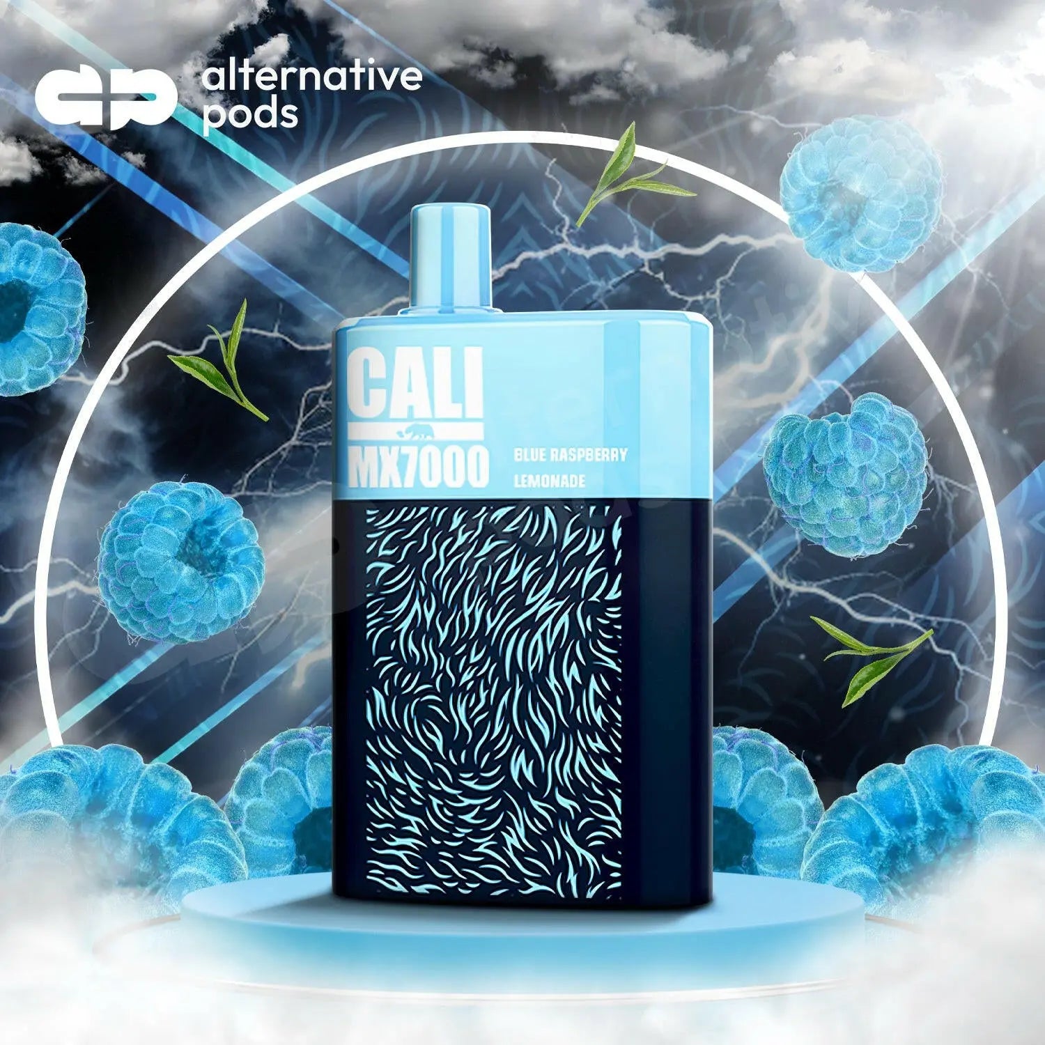 Cali MX7000 Puffs Disposable Vape - Blue Raspberry Lemonade 