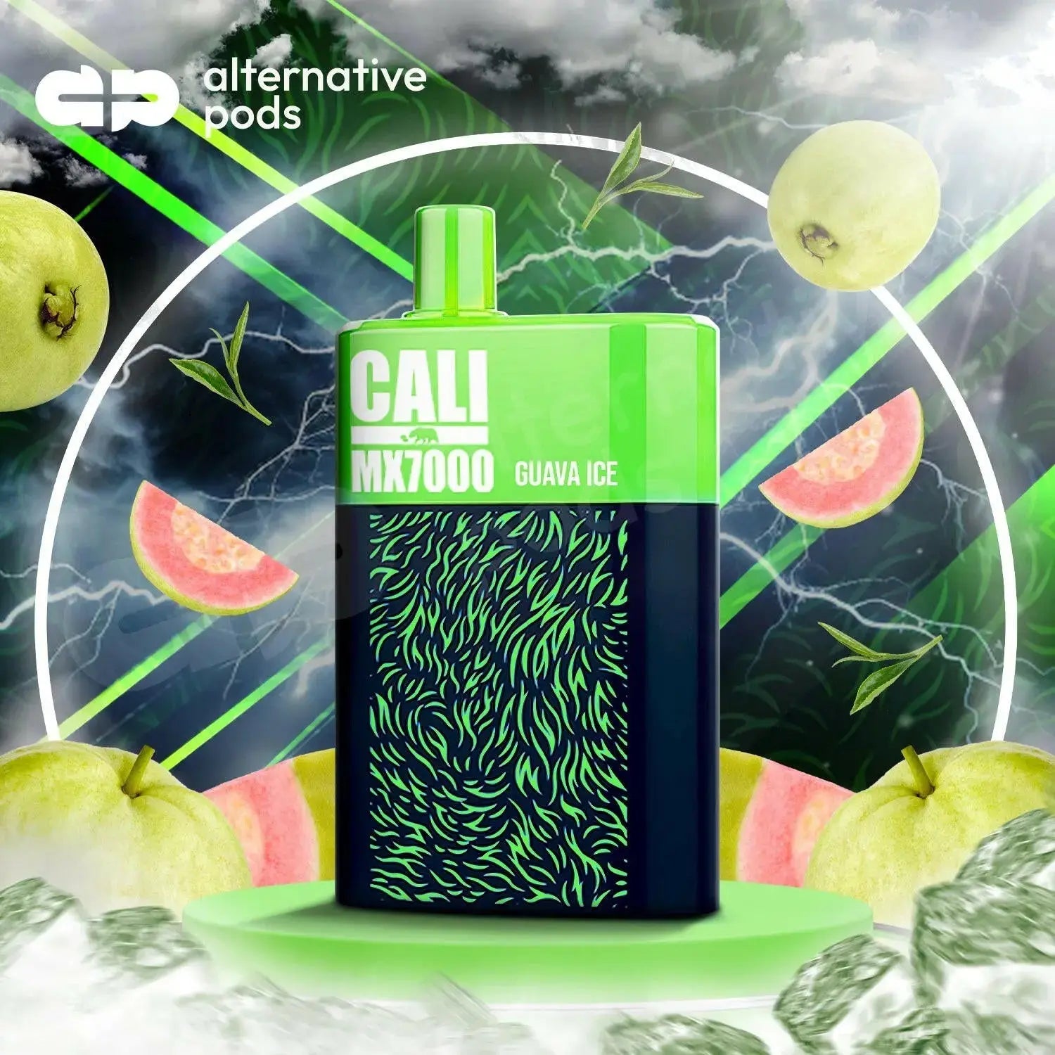 Cali MX7000 Puffs Disposable Vape - Guava Ice 