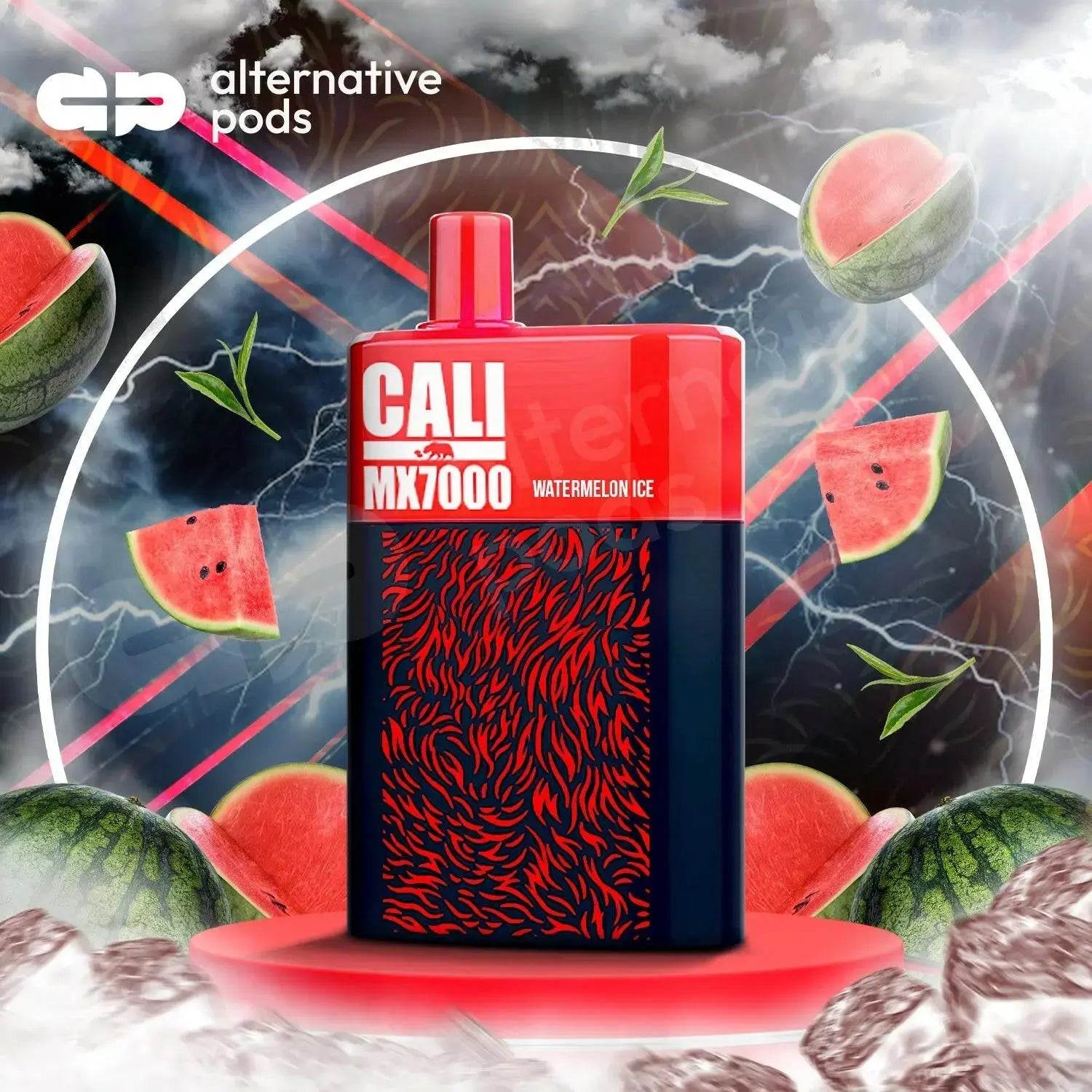 Cali MX7000 Puffs Disposable Vape - Watermelon Ice 