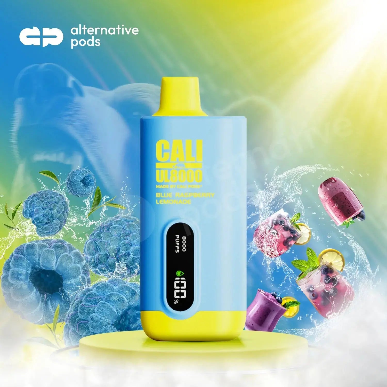 Cali UL8000 Disposable - Blue Raspberry Lemonade 