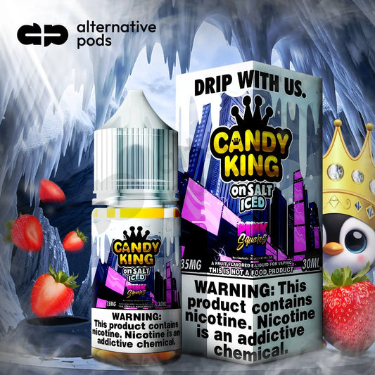 Candy King On Salt ICED Nicotine Salt E-Liquid 30ML - Alternative pods | Online Vape & Smoke Shop