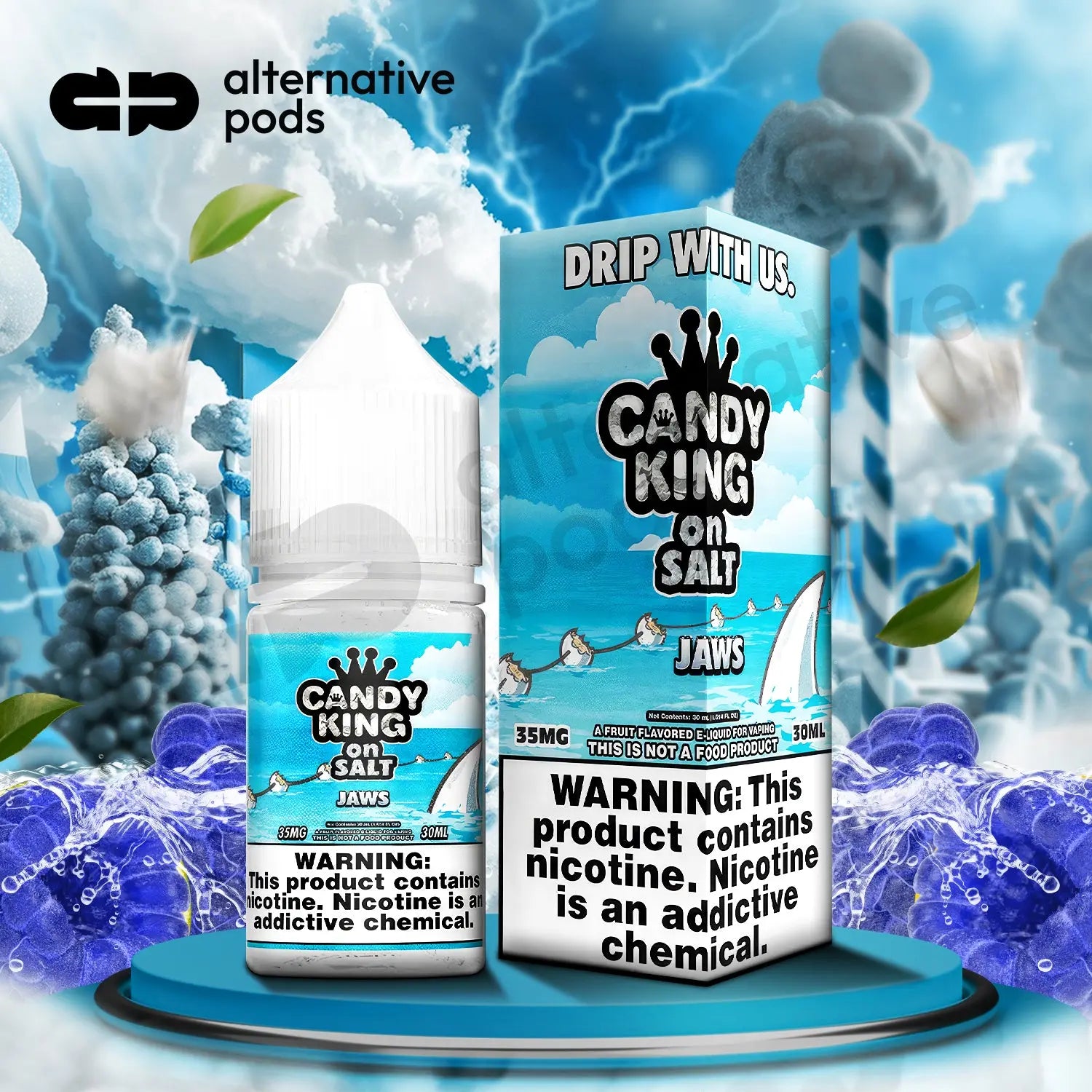 Candy King On Salt Nicotine Salt E-Liquid 30ML - Alternative pods | Online Vape & Smoke Shop