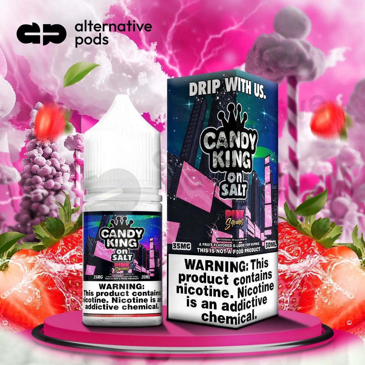Candy King On Salt Nicotine Salt E-Liquid 30ML - Alternative pods | Online Vape & Smoke Shop