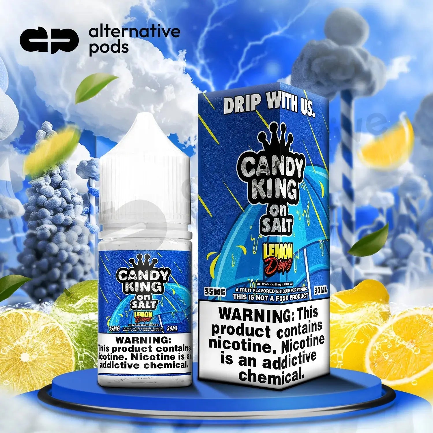 Candy King On Salt Nicotine Salt E-Liquid 30ML - Alternative pods | Online Vape & Smoke Shop
