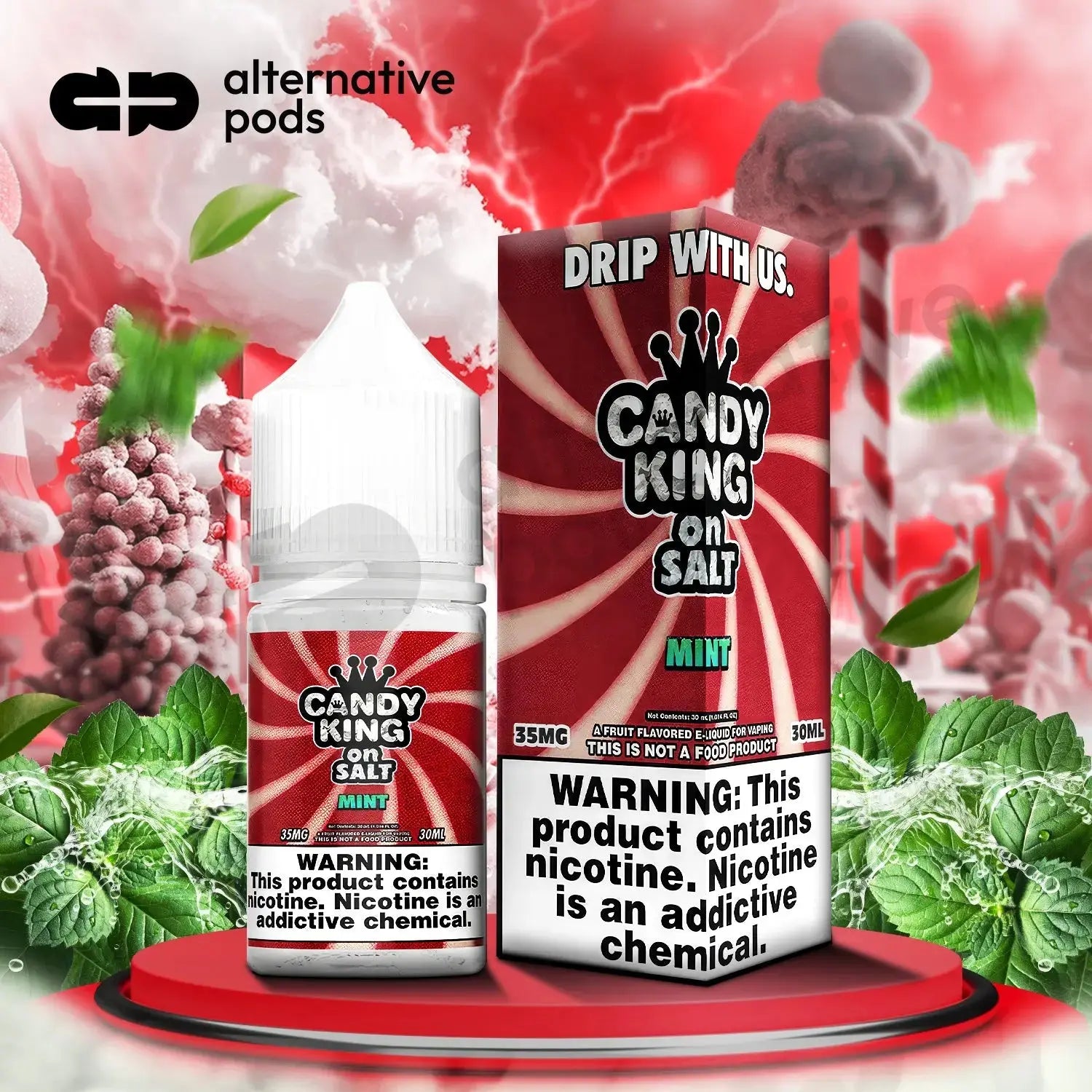 Candy King On Salt Nicotine Salt E-Liquid 30ML - Alternative pods | Online Vape & Smoke Shop