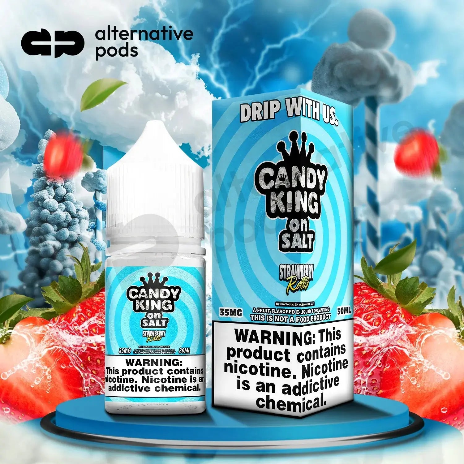 Candy King On Salt Nicotine Salt E-Liquid 30ML - Alternative pods | Online Vape & Smoke Shop