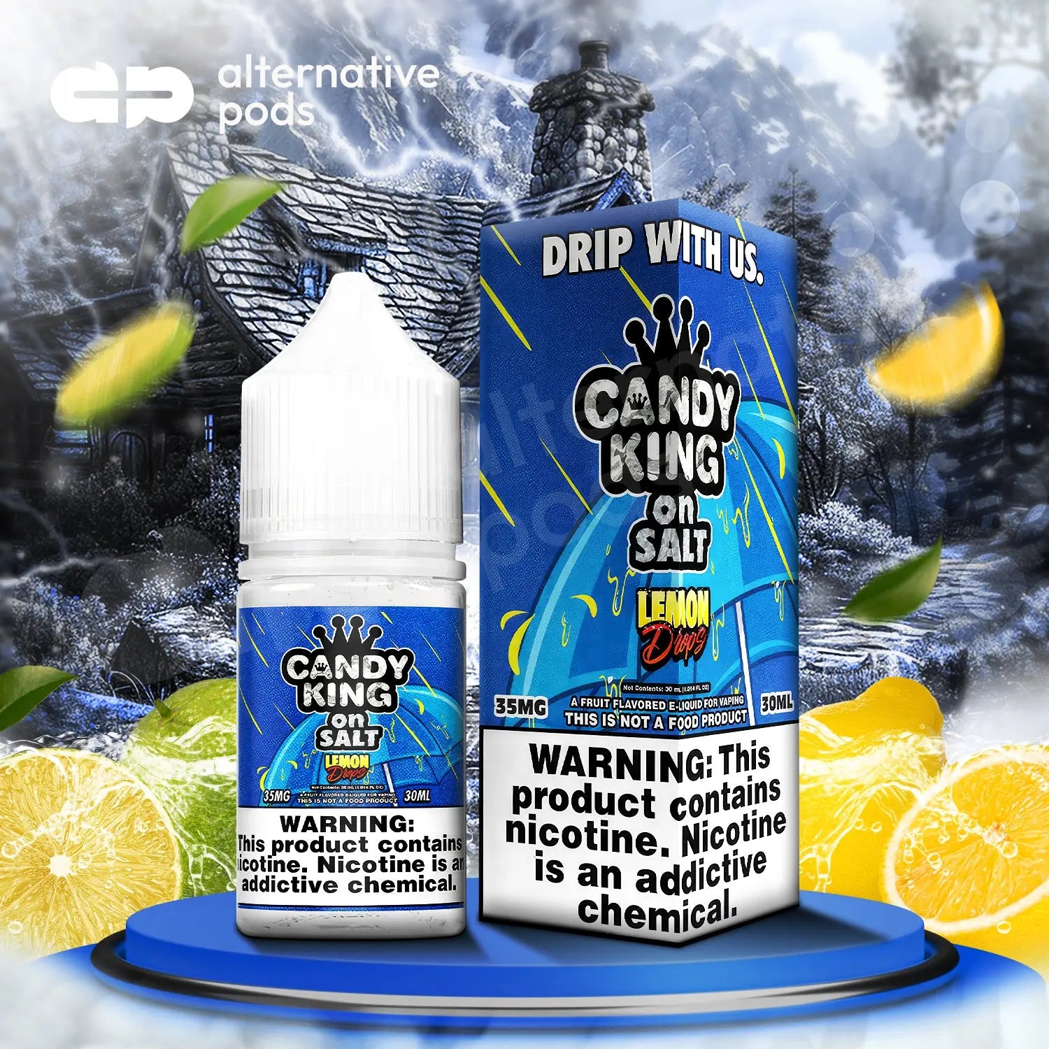 Candy King On Salt Synthetic Nicotine Salt E-Liquid 30ML - Alternative pods | Online Vape & Smoke Shop