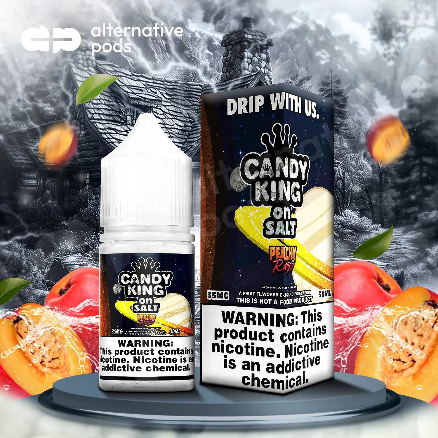 Candy King On Salt Synthetic Nicotine Salt E-Liquid 30ML - Alternative pods | Online Vape & Smoke Shop