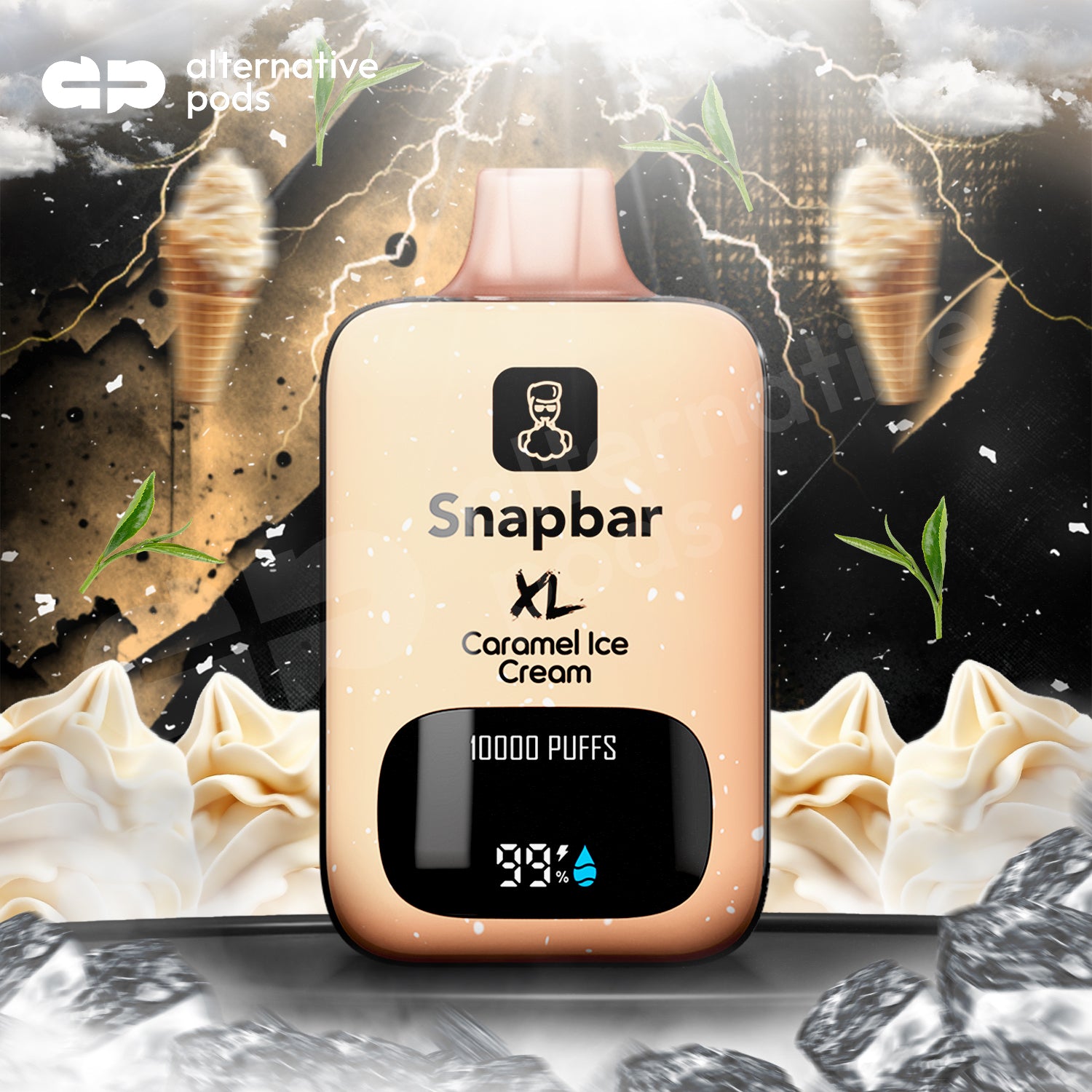 Snapbar XL 10000 Disposable 5%