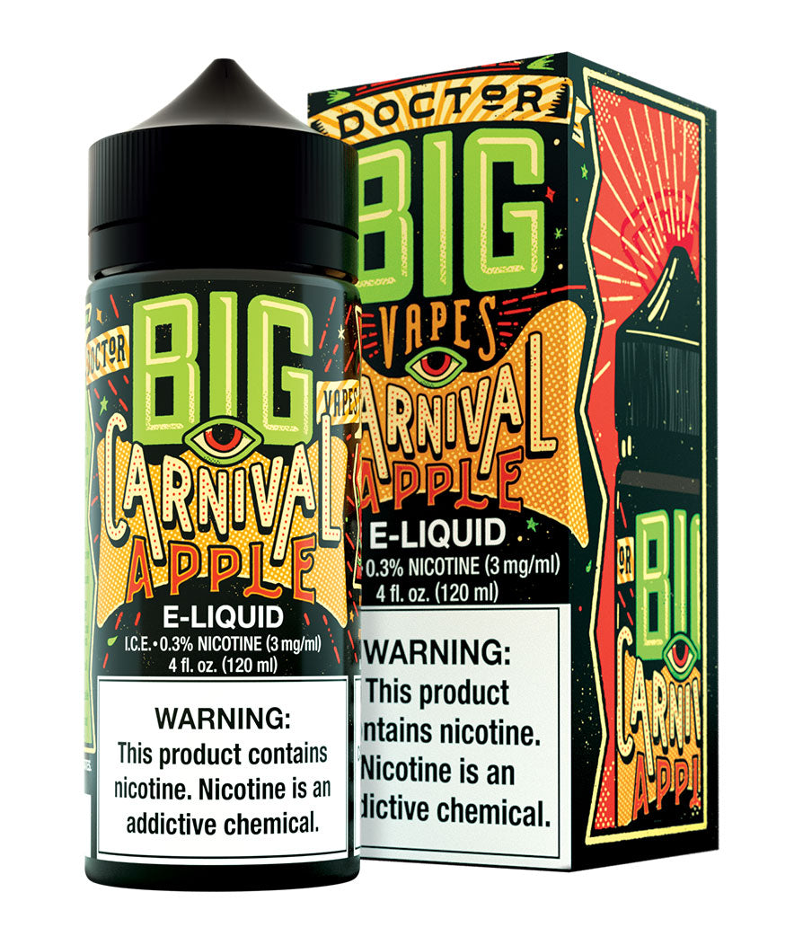 Doctor Big Vapes By Big Bottle Co. E-Liquid 120ML - Carnival Apple