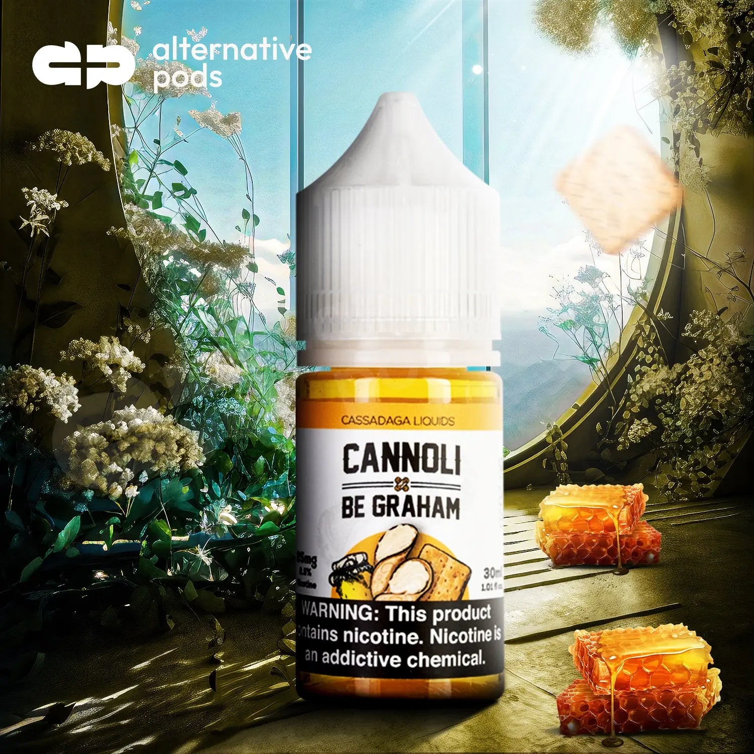 Cassadaga Salt - Cannoli Be Graham 30mL - Alternative pods | Online Vape & Smoke Shop