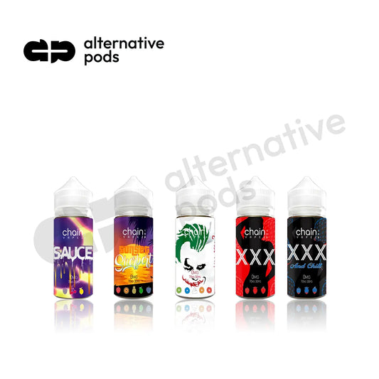 Chain Vapez E-Liquid 100ML - Alternative pods | Online Vape & Smoke Shop