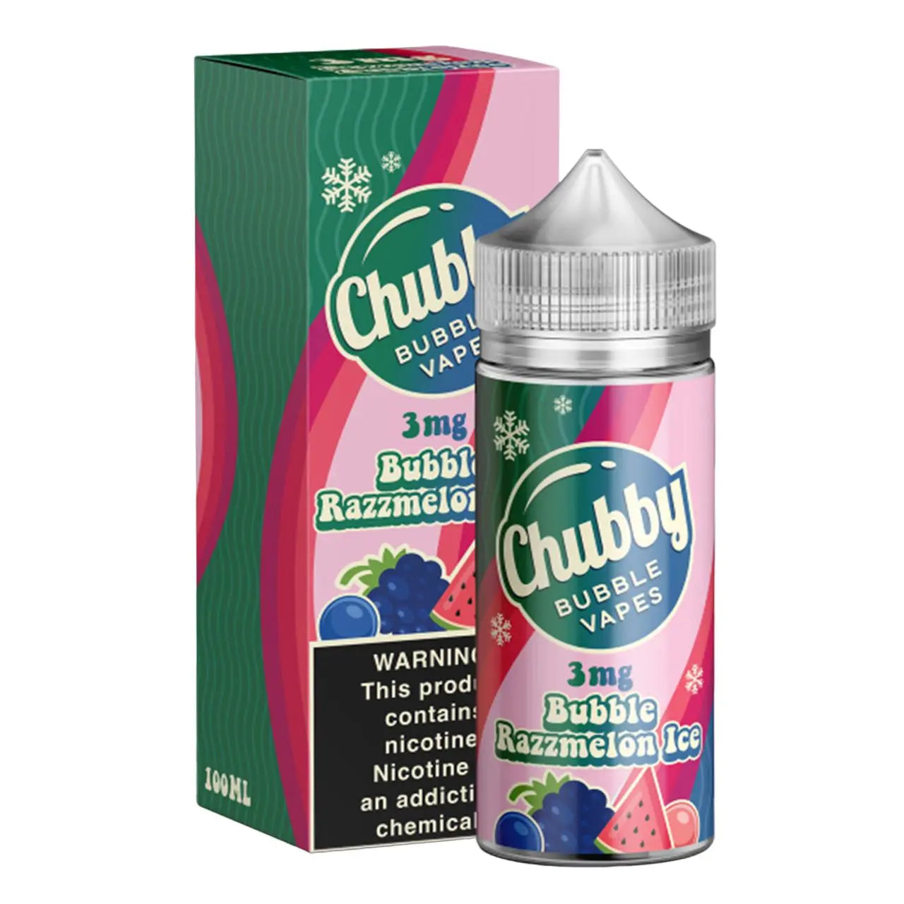 Chubby Bubble Vapes Nicotine E-Liquid 100ML - Alternative pods | Online Vape & Smoke Shop