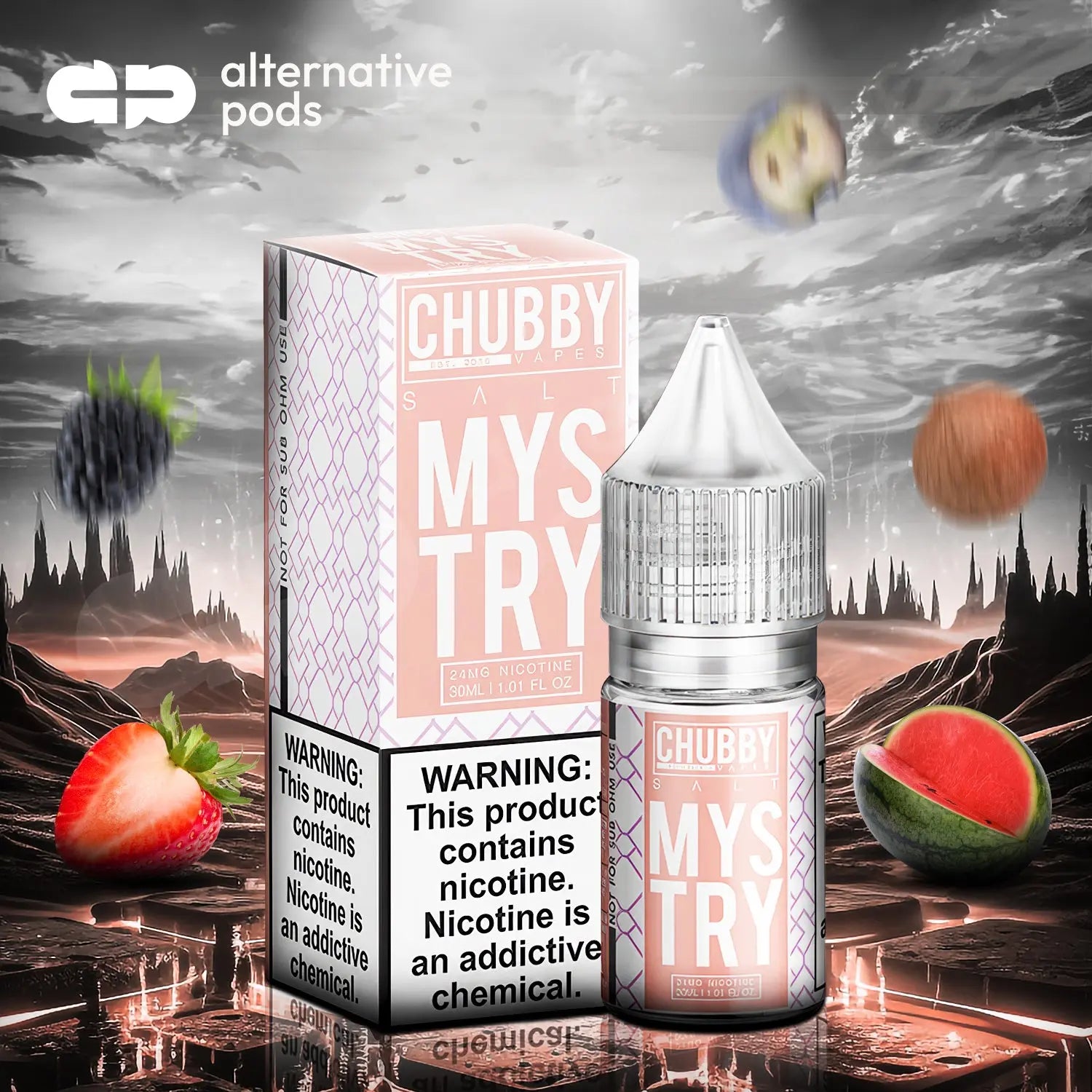 Chubby Vapes Salt Nicotine Salt E-Liquid 30ML - Alternative pods | Online Vape & Smoke Shop