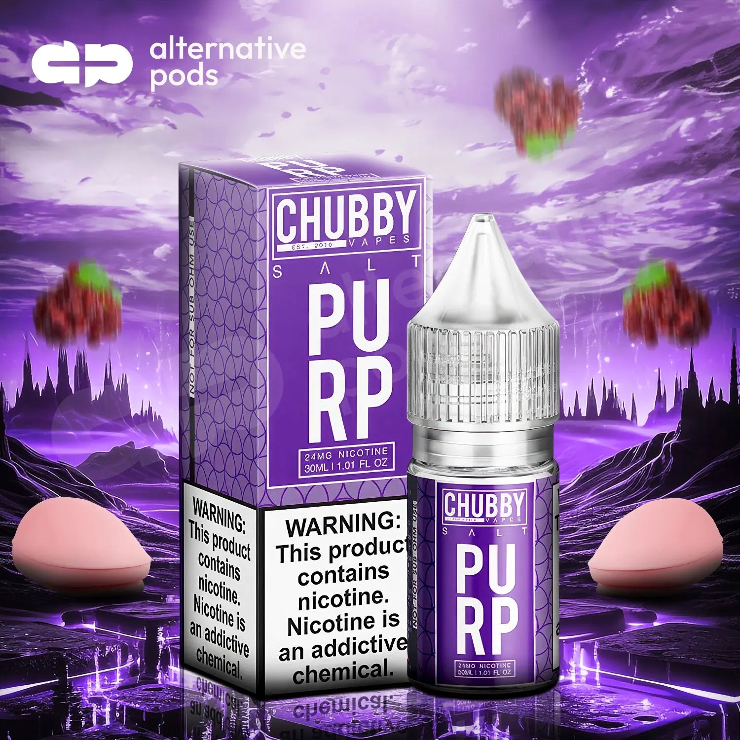 Chubby Vapes Salt Nicotine Salt E-Liquid 30ML - Alternative pods | Online Vape & Smoke Shop