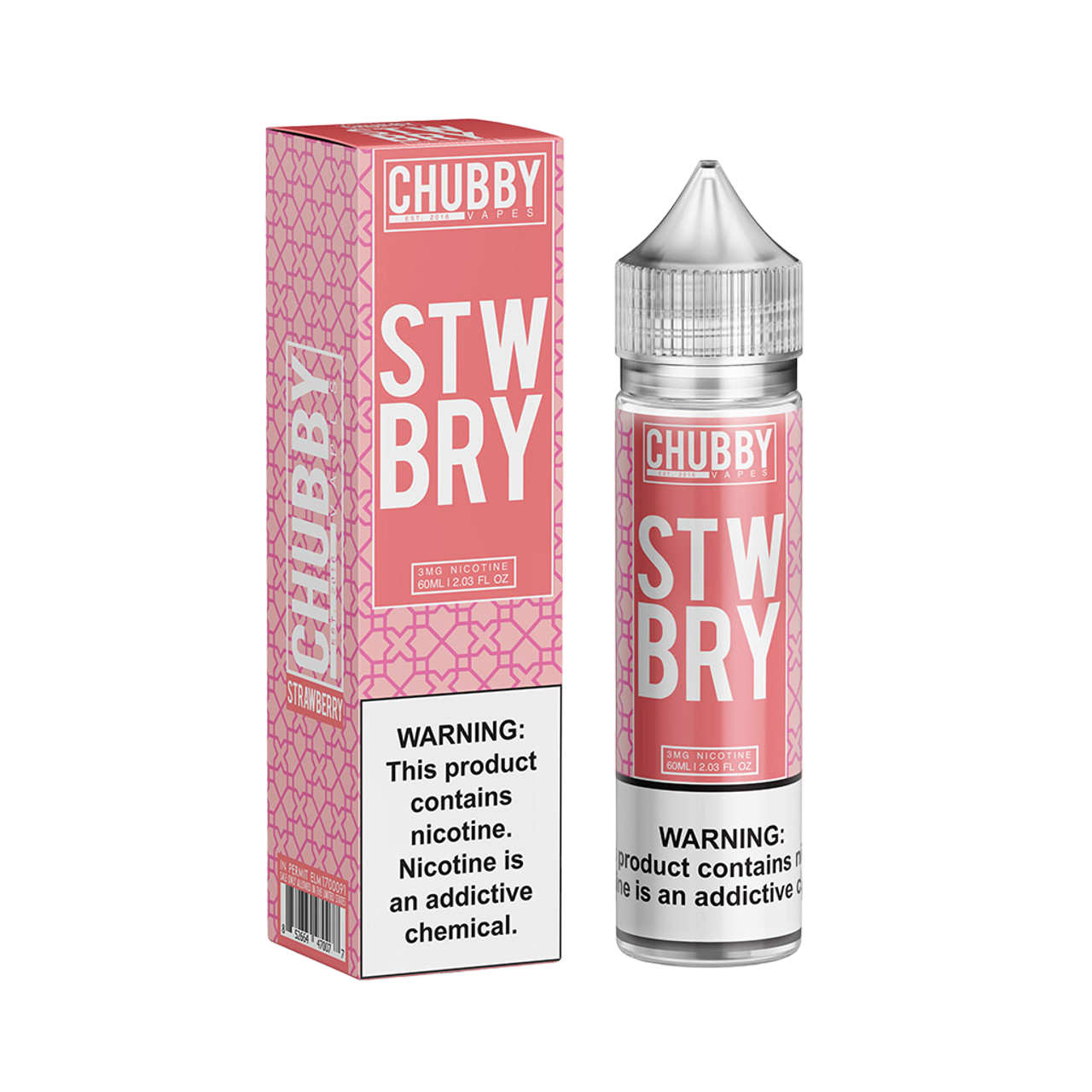 Chubby Vapes E-Liquid 60ML Strawberry