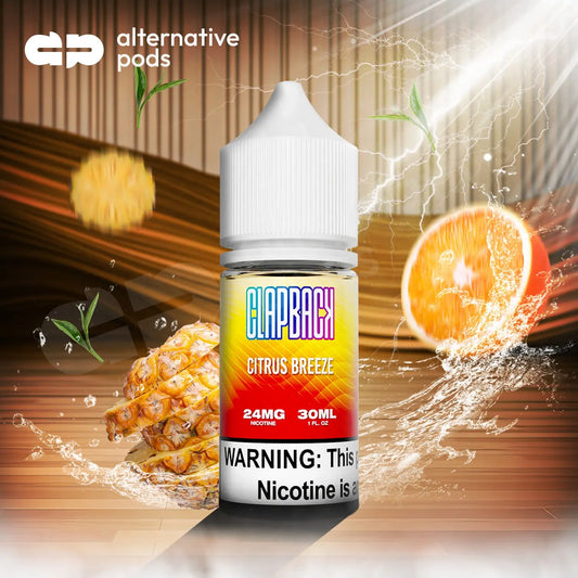 Clapback Nicotine Salt E-Liquid 30ML - Alternative pods | Online Vape & Smoke Shop