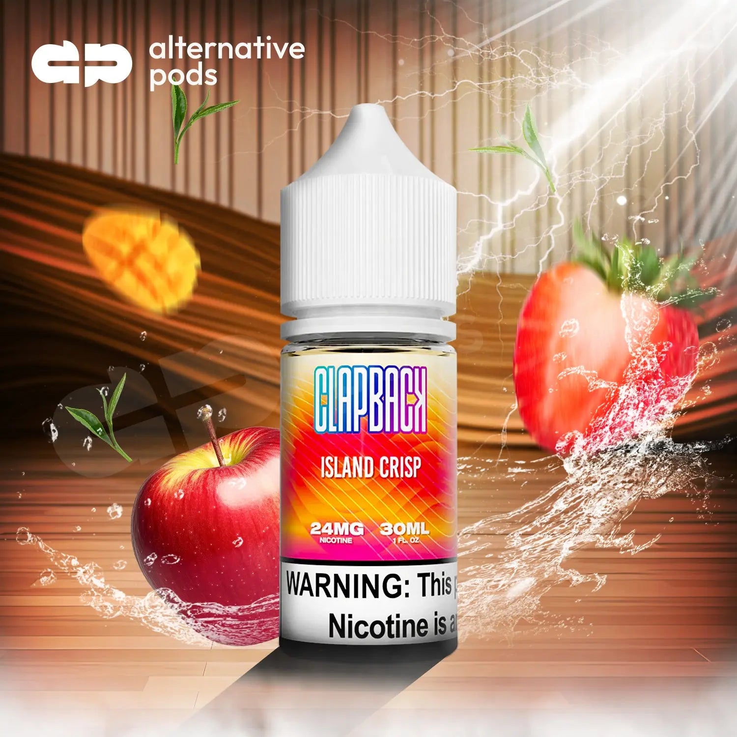 Clapback Nicotine Salt E-Liquid 30ML - Alternative pods | Online Vape & Smoke Shop