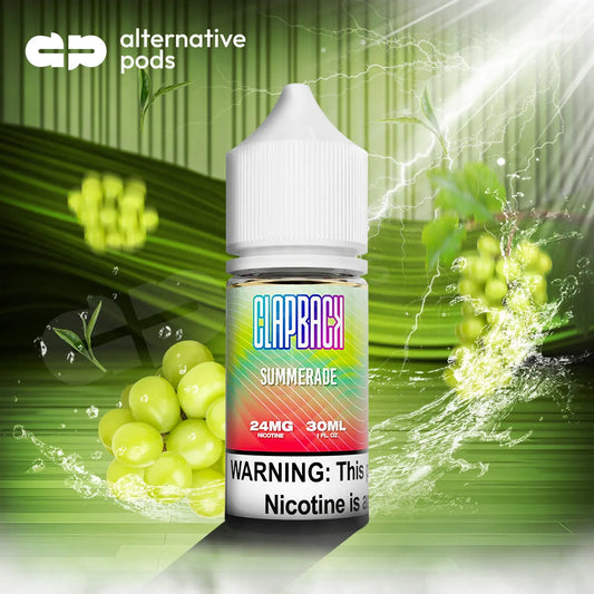 Clapback Nicotine Salt E-Liquid 30ML - Alternative pods | Online Vape & Smoke Shop